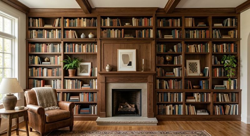 Custom Bookshelves Installation in Annapolis, MD
